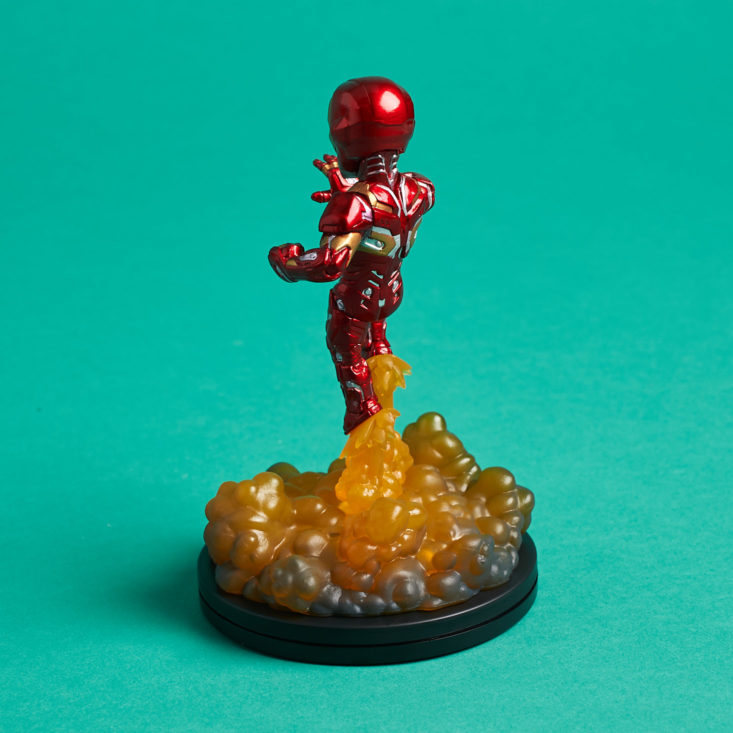 Lootcrate DX Laboratory November 2018 - Iron Man Light-Up Q-Fig FX Diorama Back