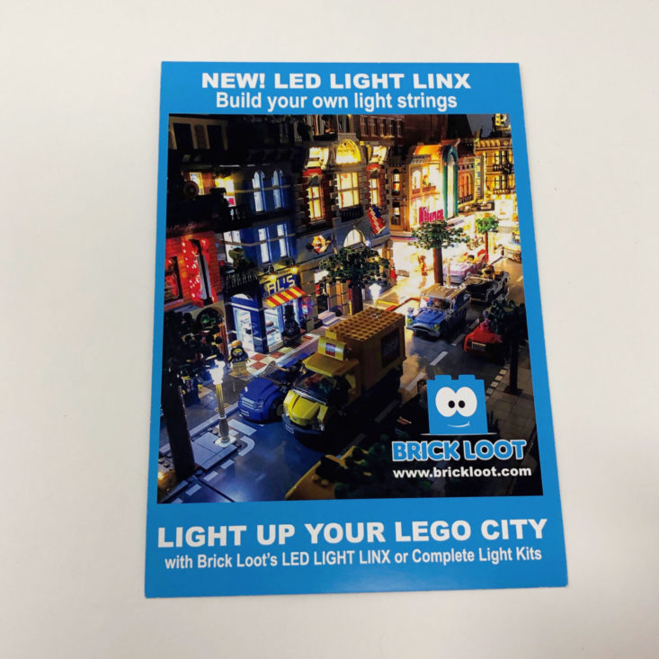 November 2018 Brick Loot “Emergency Rescue” November 2018 - LED Light Linx 1 Top