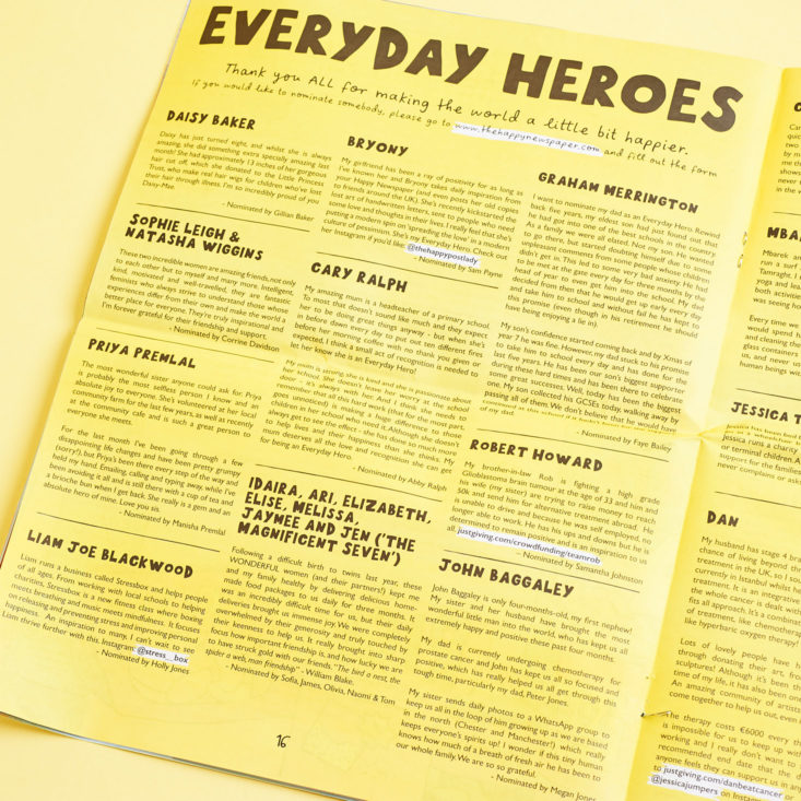 Quirky Crate everyday heroes