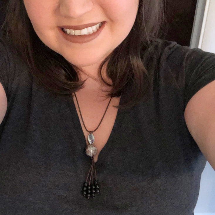 Rebecca Mail Celebrate Fall Deluxe Box November 2018 Review - Necklace On Front