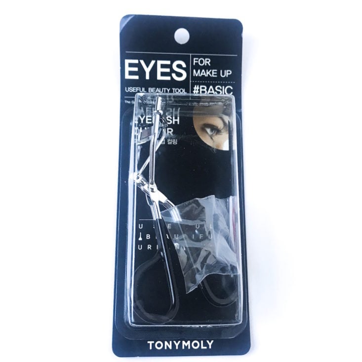 Sooni Mini Pouch November 2018 Review - TonyMoly Eyelash Curler Packaged Front