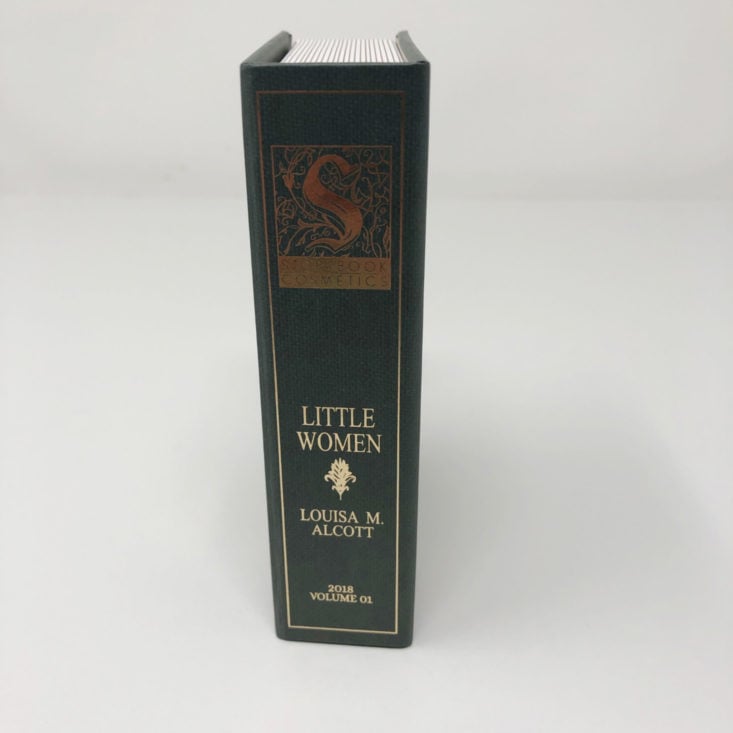 Storybook Cosmetics Book Club “Little Women” Review November 2018 - Little Women Storybook 3 Side