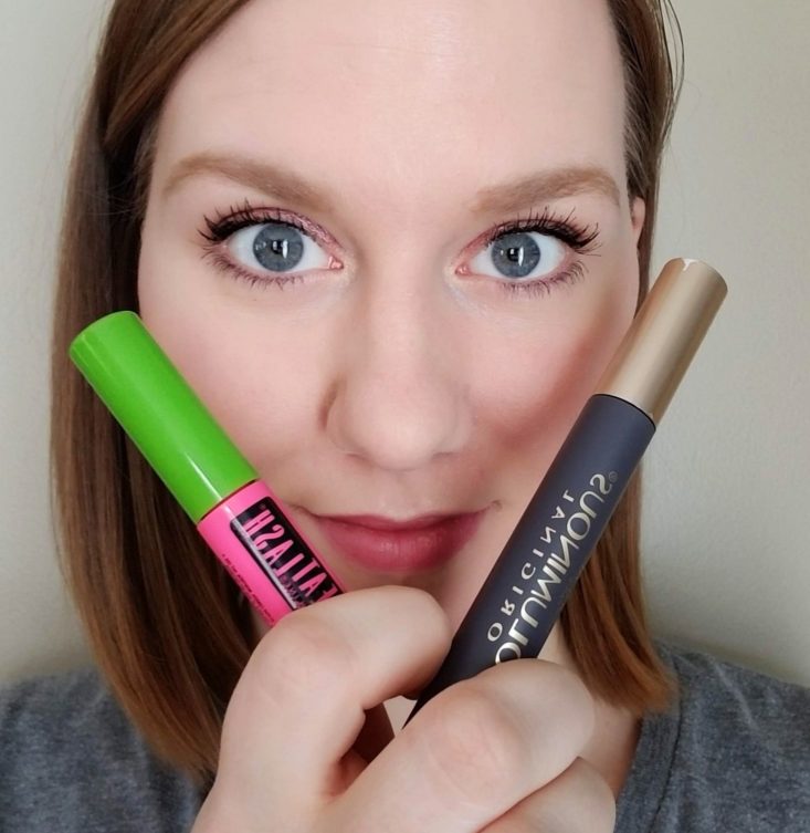 Target Beauty Box Lashing Out Review loreal and maybelline worn