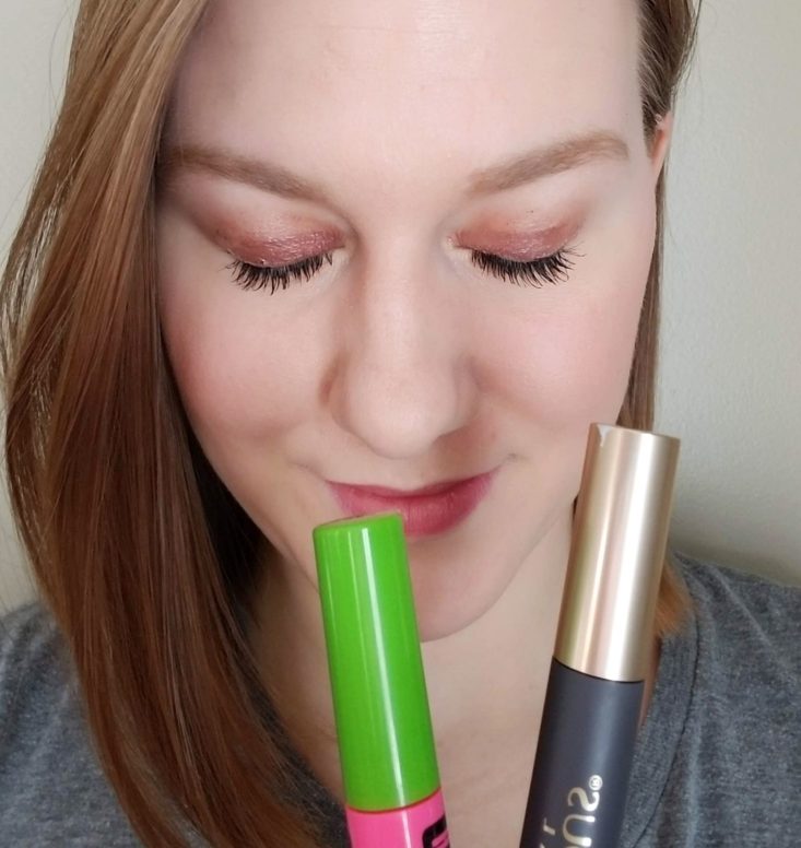 Target Beauty Box Lashing Out Review loreal and maybelline worn 2