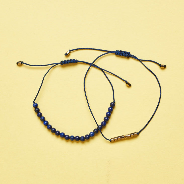 Tasu December 2018 bracelet pair