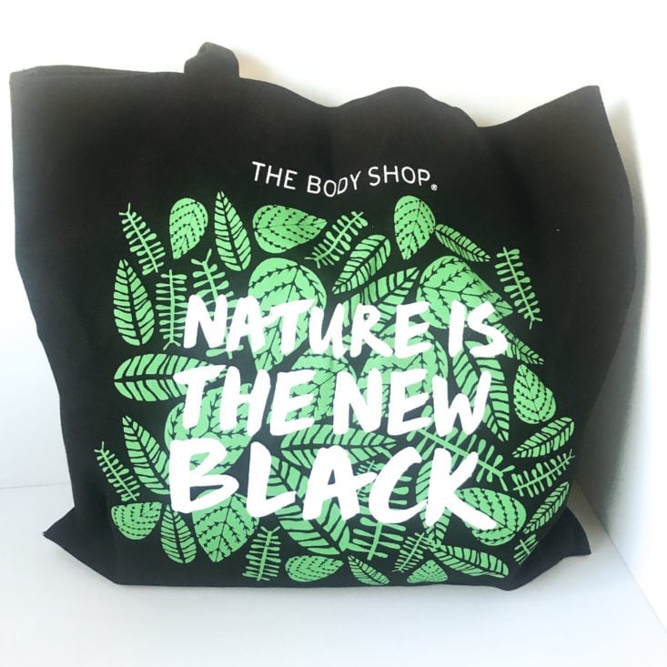 The Body Shop Black Friday Bag Review 2018 - Tote Front