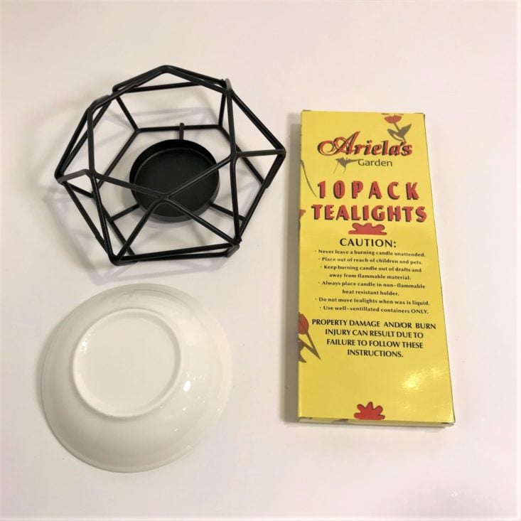 TheraBox November “Peace” 2018 - The Happy Shoppe Ceramic Aromatherapy Diffuser Back
