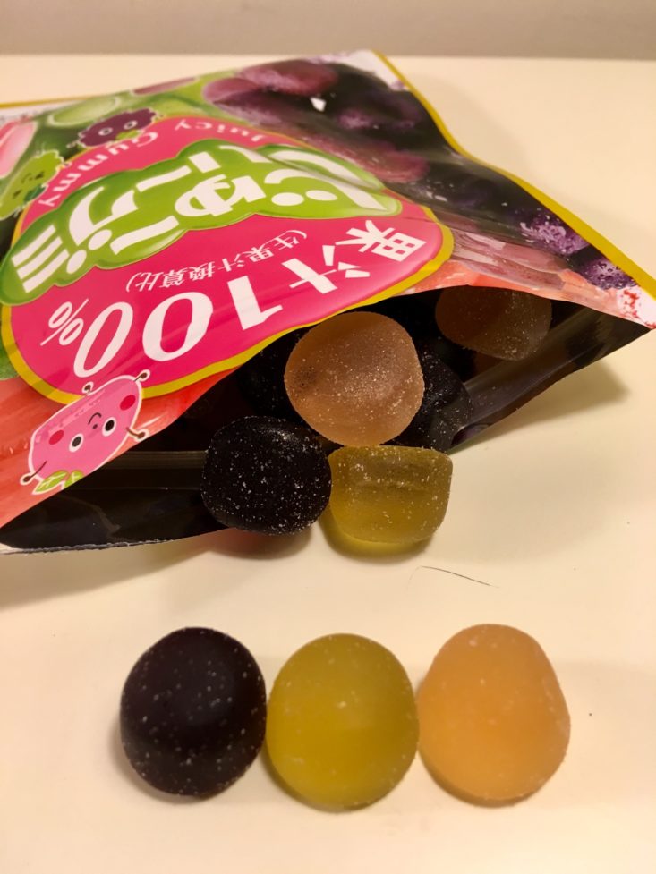 TokyoTreat Classic Review November 2018 - Kasugai Juicy Gummies Open Pack