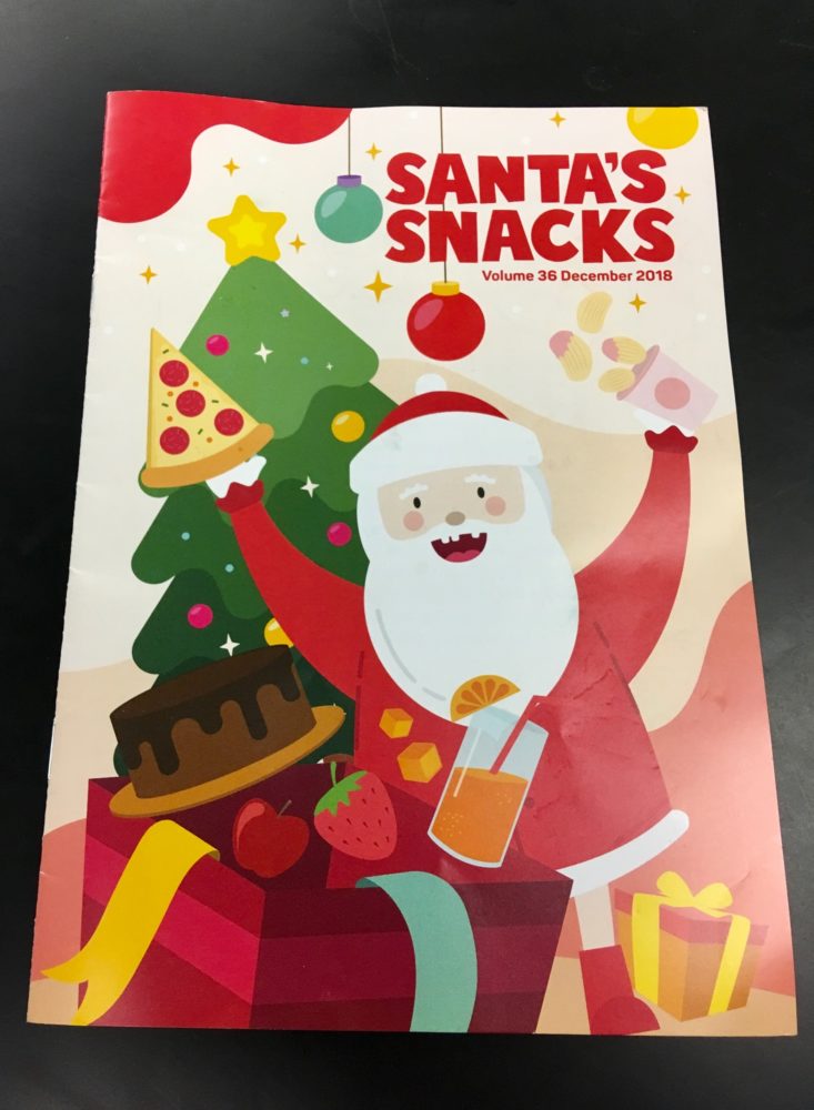 TokyoTreat Classic Santa’s Snacks December 2018 - Booklet Cover Front