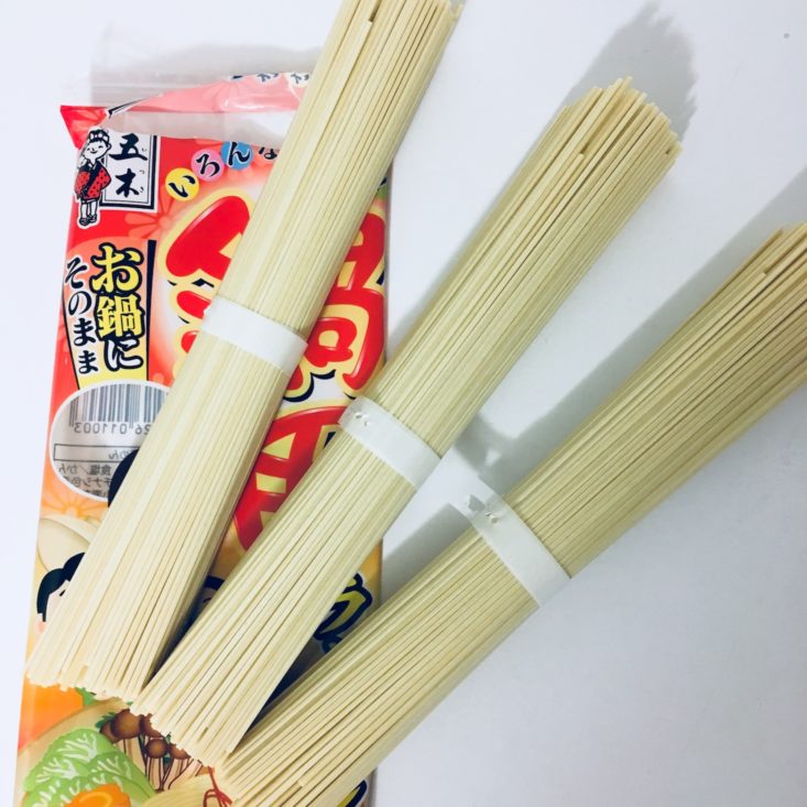 Umai Crate Subscription Box November 2018 - Nabe Ramen Noodles Inside Top