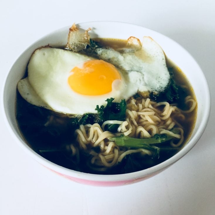 Umai Crate Subscription Box November 2018 - Shinsenfu Noodle With Egg Top
