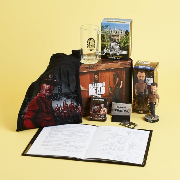 Walking Dead Supply Drop November 2018 - All Products Front