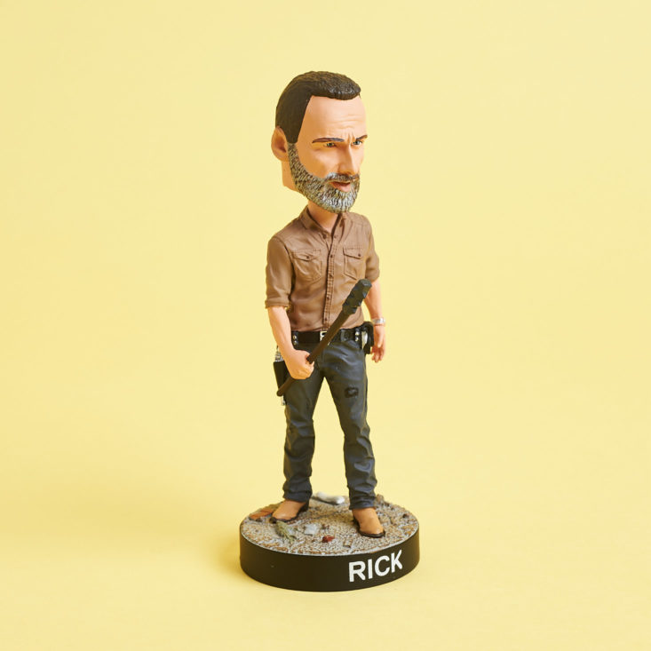 Walking Dead Supply Drop November 2018 - Rick Grimes Bobblehead Figure Front