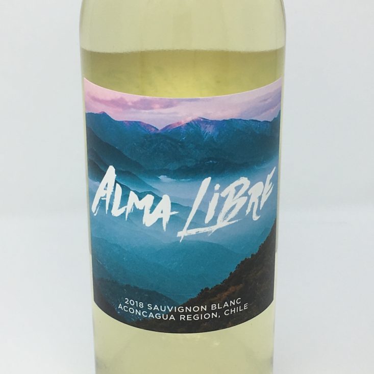 Winc Wine of the Month Review December 2018 - 2018 Alma Libre Sauvignon Blanc Front