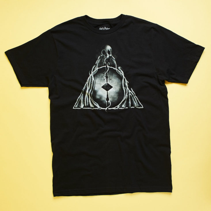 Wizarding World Crate November 2018 - Deathly Hallows T-Shirt Front