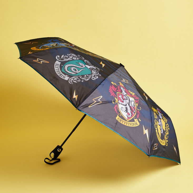 Wizarding World Crate November 2018 - Hogwarts Umbrella Fully Opened 1 Front