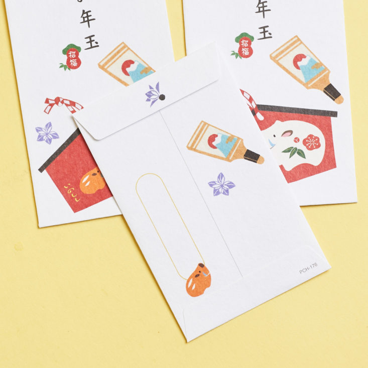 Zenpop Stationery otoshidama envelope detail