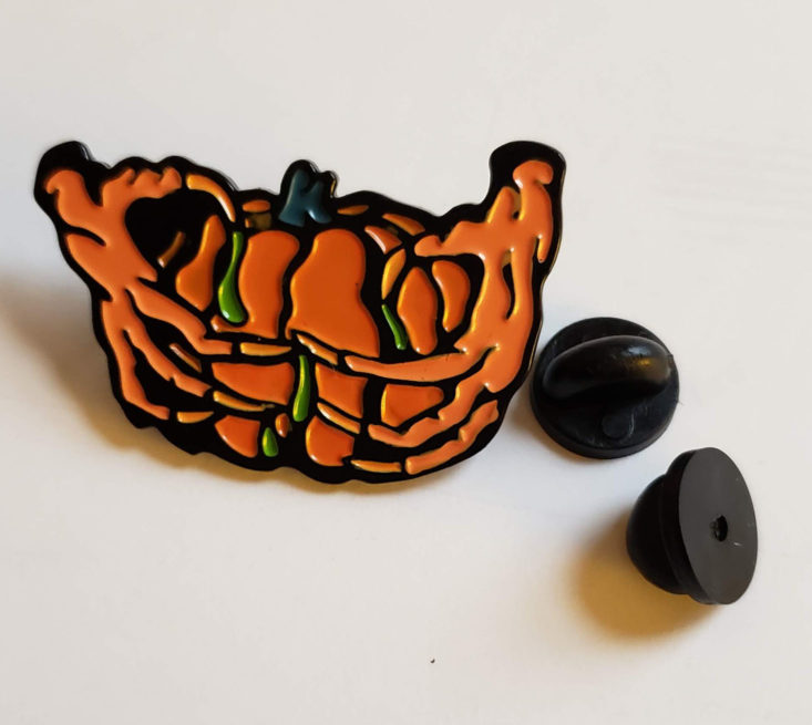 BAM! Horror Box October 2018 - Pumpkinhead Fan Art Pins Opened Front