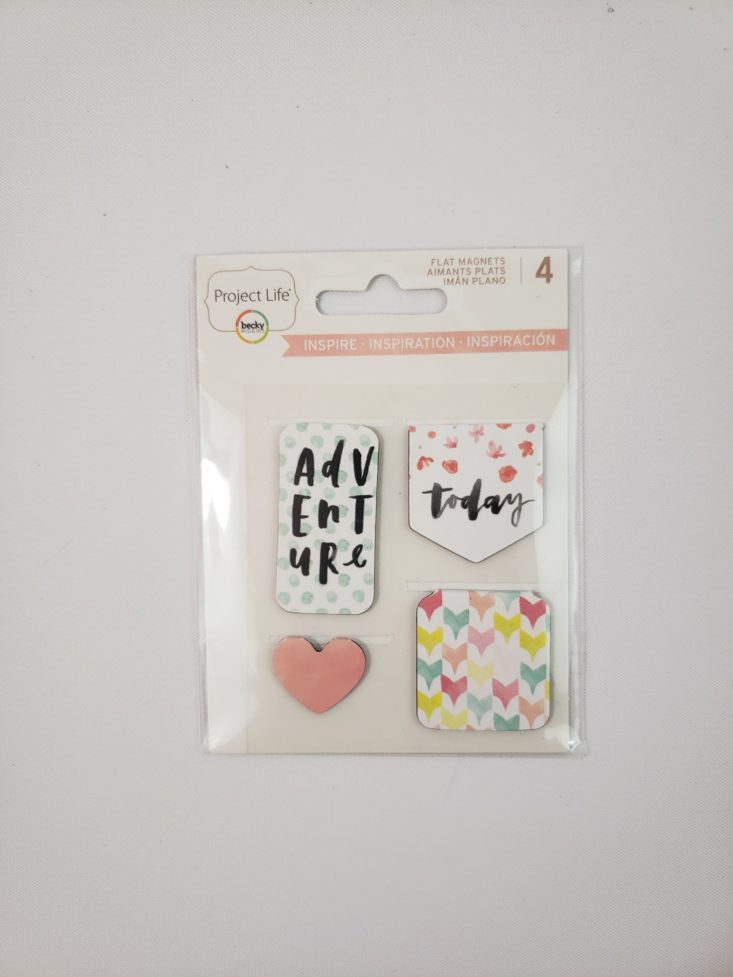BUSY BEE STATIONERY Box January 2019 - Inspiration Magnet Clips
