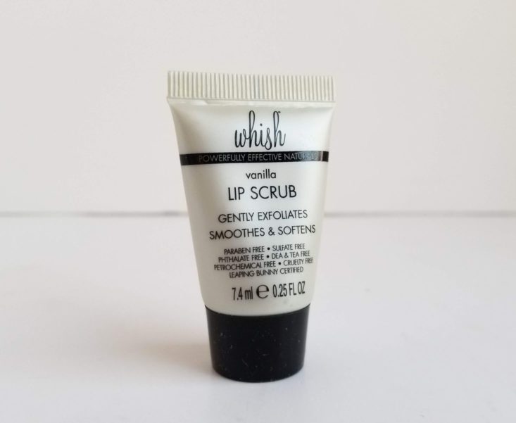 Birchbox Sample Choice December 2018 lip scrub