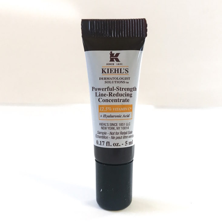 Birchbox x Kiehls Review December 2018 - Powerful-Strength Line-Reducing Concentrate Front