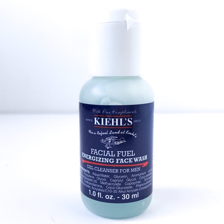BirchboxMan The Start To Finish Skincare Kit Review January 2019 - Kiehl's Facial Fuel Energizing Face Wash Front