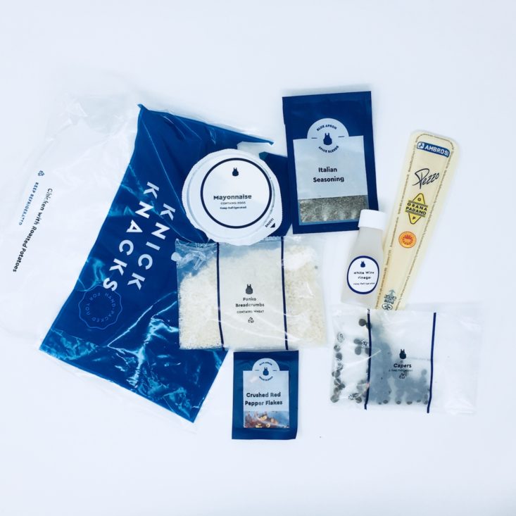 Blue Apron Subscription Box Review January 2019 - CHICKEN INGREDIENTS 2 Top
