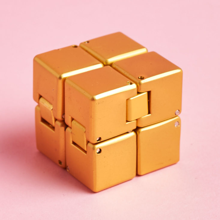 Bombay and Cedar For Him Winter gold cube toy