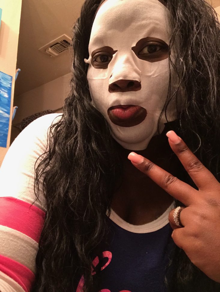 Boxycharm makeup tutorial January 2019 - Face Mask