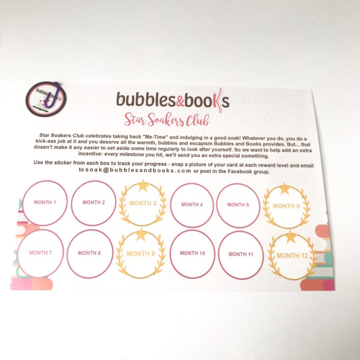Bubbles & Books Decmber 2018 - Star 1