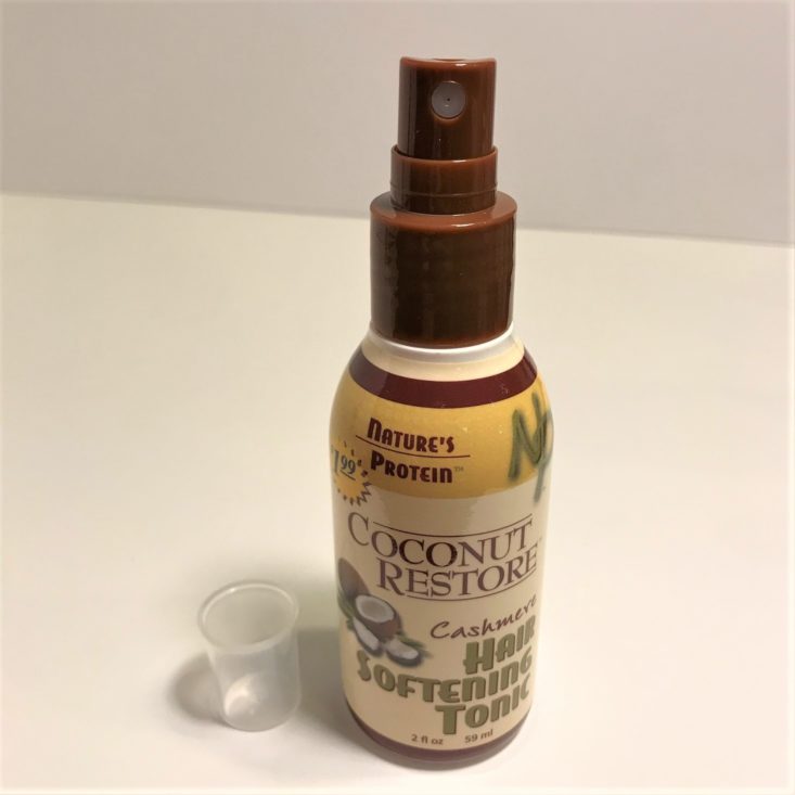 Cocotique “Restore & Renew” January 2019 - Coconut Restore Cashmere Hair Softening Tonic 2