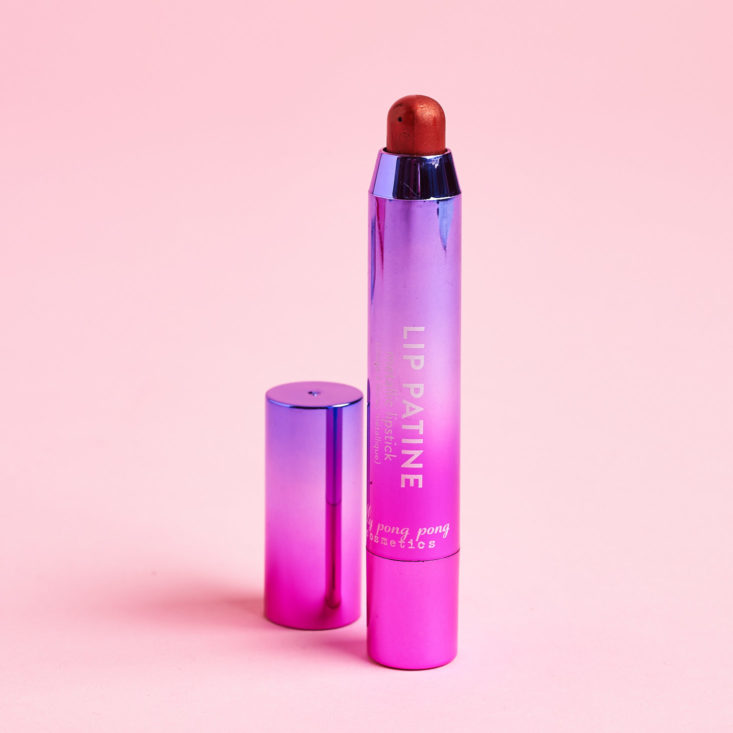 Color Curate January 2019 lipstick open