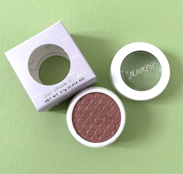 ColourPop She’s A Mystery Box Review January 2019 - Super Shock Eyeshadow in Party of Five Top