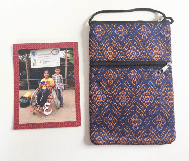 Elevita Subscription Box January 2019 - Pouch, Cambodia Top 1