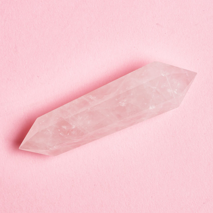 Enchanted Crystal January 2019 rose quartz poiint