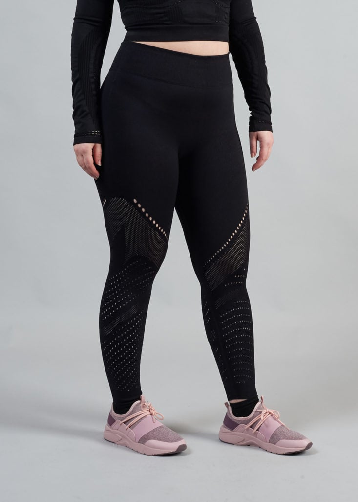 Fabletics kelly rowland collection black leggings details