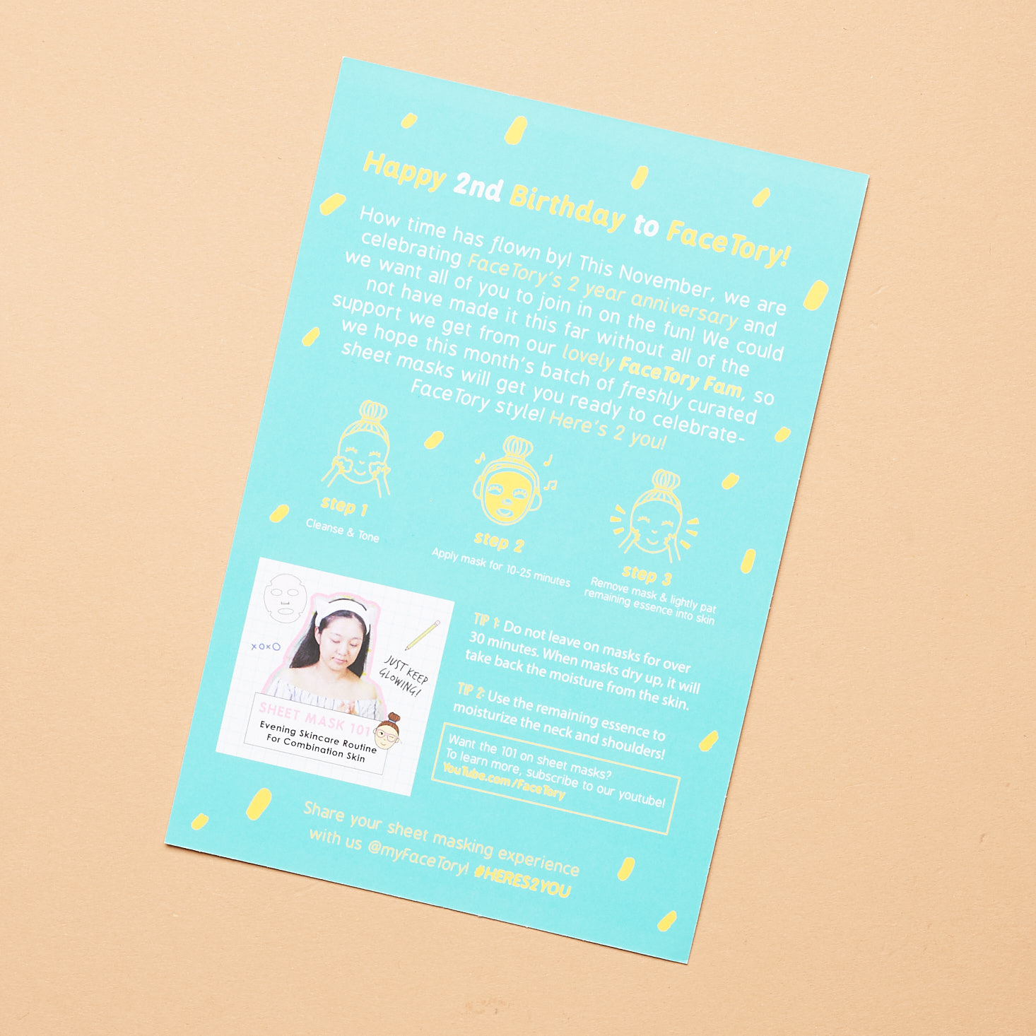 Facetory 4 promo card