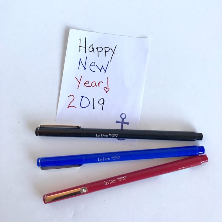 FaithBox January 2019 - Pens