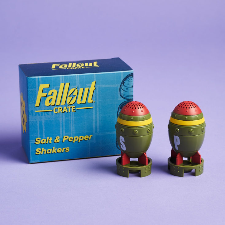 Fallout Crate #7 Nuked January 2019 - Mini Nuke Salt &amp; Pepper Shakers 11