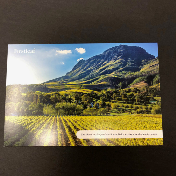 Firstleaf Wine Subscription Review January 2019 - Apeloko Chenin Blanc (South Africia) Info Card Front Top