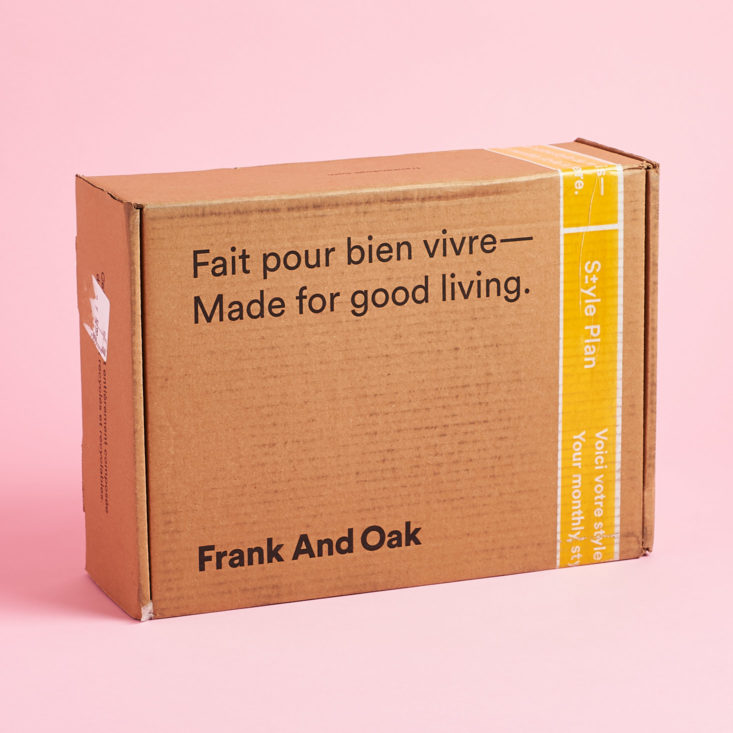Frank and Oak box