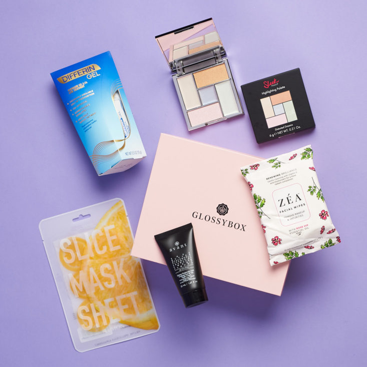 Glossybox January 2019 all contents