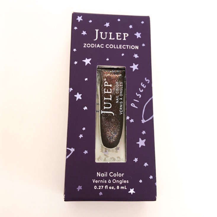 Julep Confetti Ready Mystery Box - Julep Nail Polish In Passionate Pisces Box Top