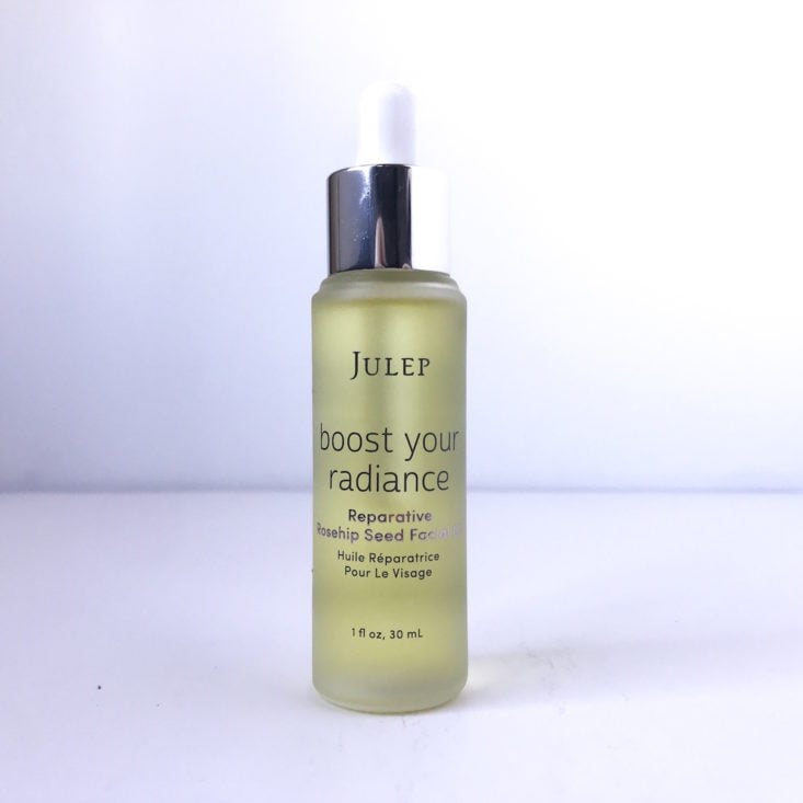 Julep Maven January 2019 - Boost Your Radiance Reparative Rosehip Seed Facial Oil Open Front View