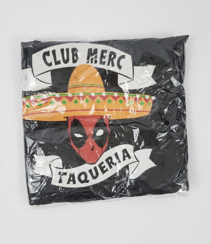 Loot Remix by Loot Crate January 2019 - Dead Pool Club Merc Taqueria Apron Front