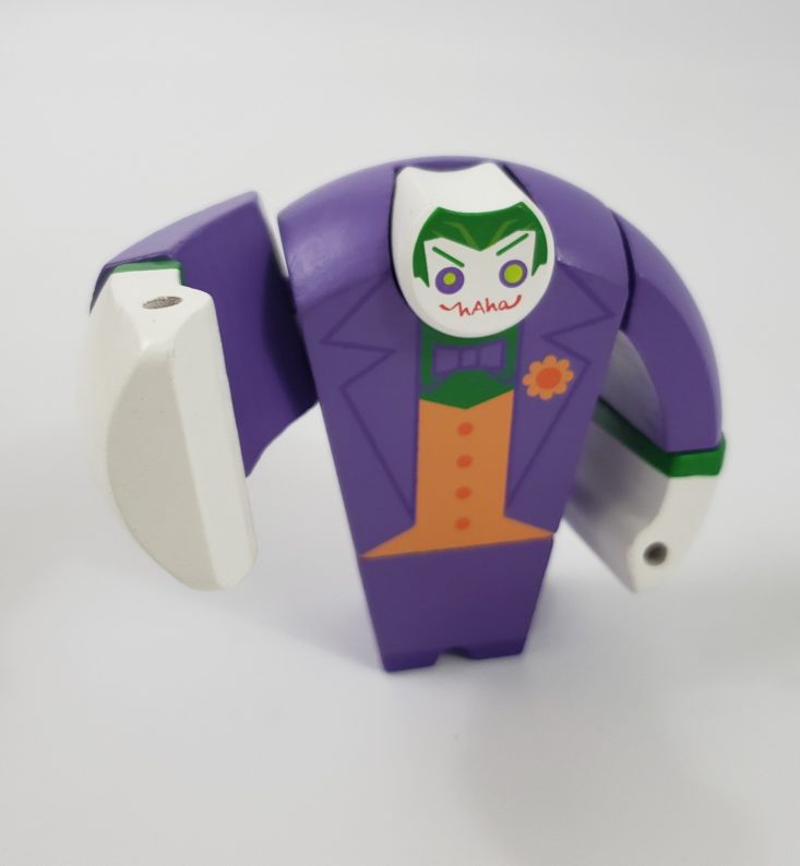 Loot Remix by Loot Crate January 2019 - The Joker Wooden Figure Opened Front 2
