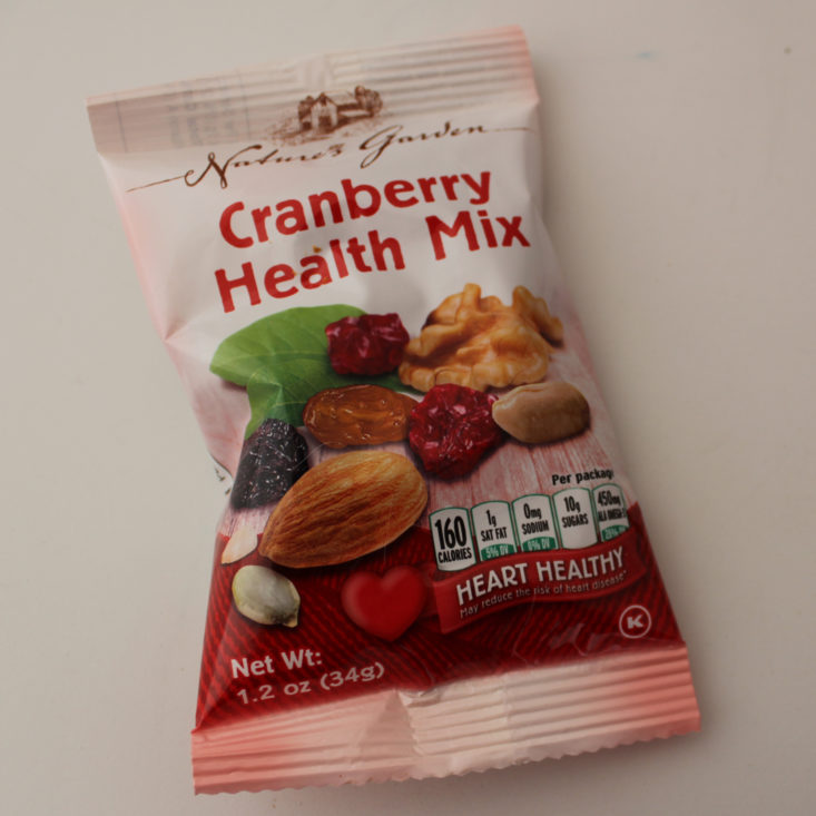 Love With Food Box January 2019 - Nature’s Garden Cranberry Health Mix Top
