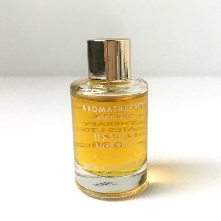 Naturisimo Detox Discovery Box January 2019 - Aromatherapy Associates Revive Morning Bath & Shower Oil Bottle Front