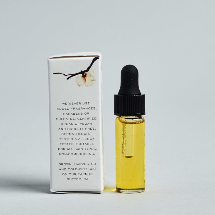 Petit Vour January 2019 plum oil info