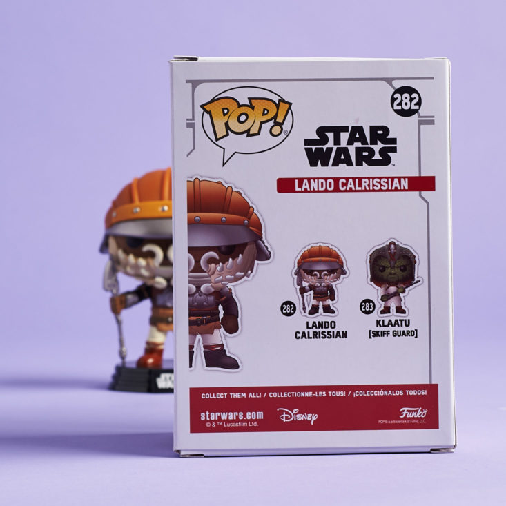 Smuggler_s Bounty Jabba_s Skiff December 2018 - Lando Calrissian Pop 5